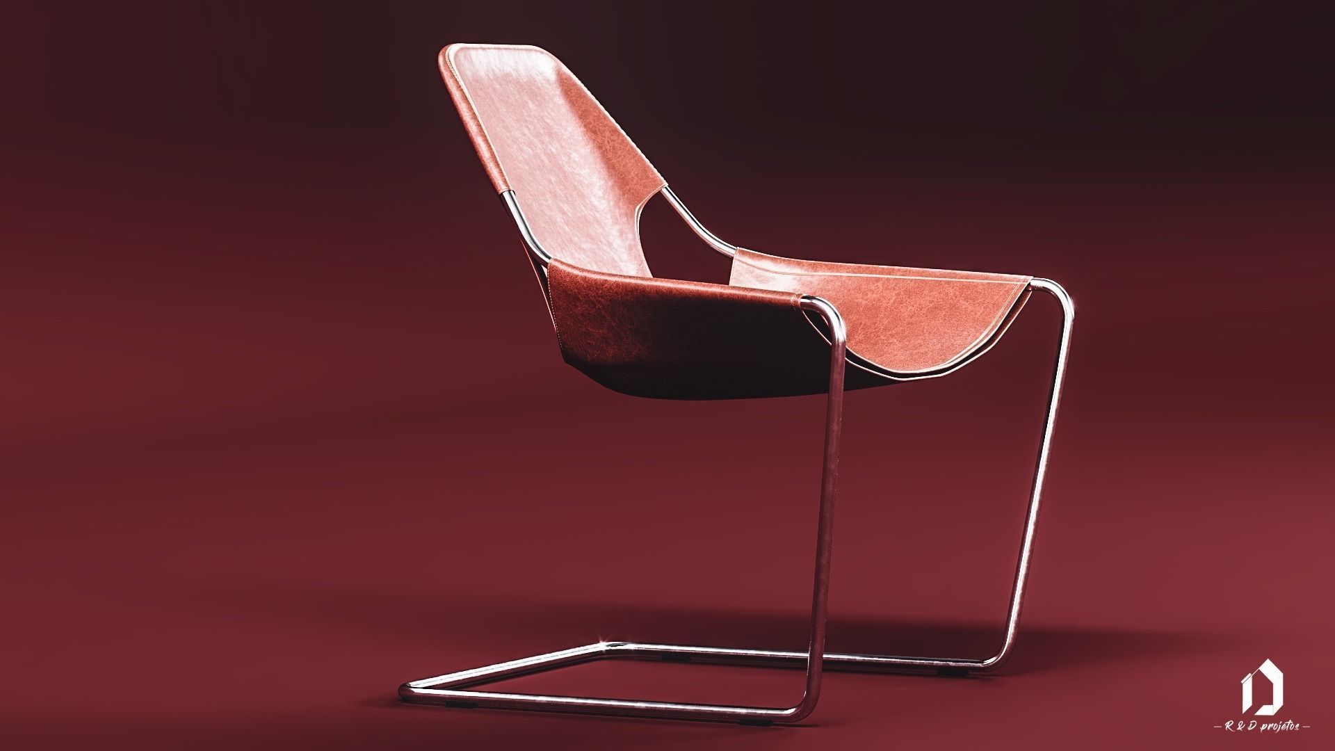 Cadeira Paulistano model 3D model_4