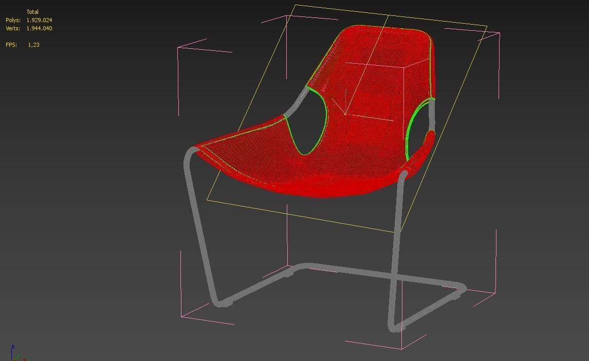 Cadeira Paulistano model 3D model_12