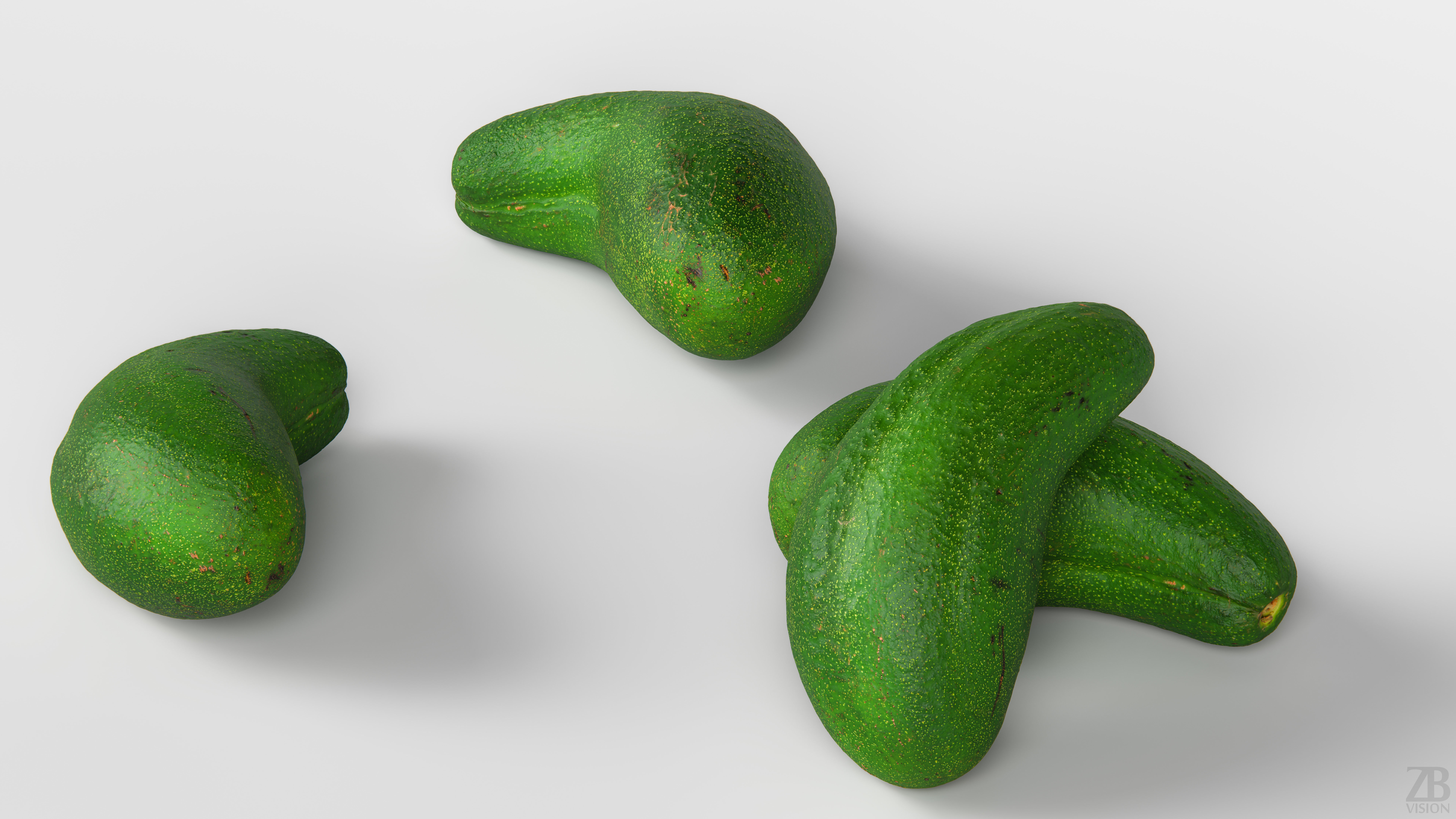 Avocado 3D model_2