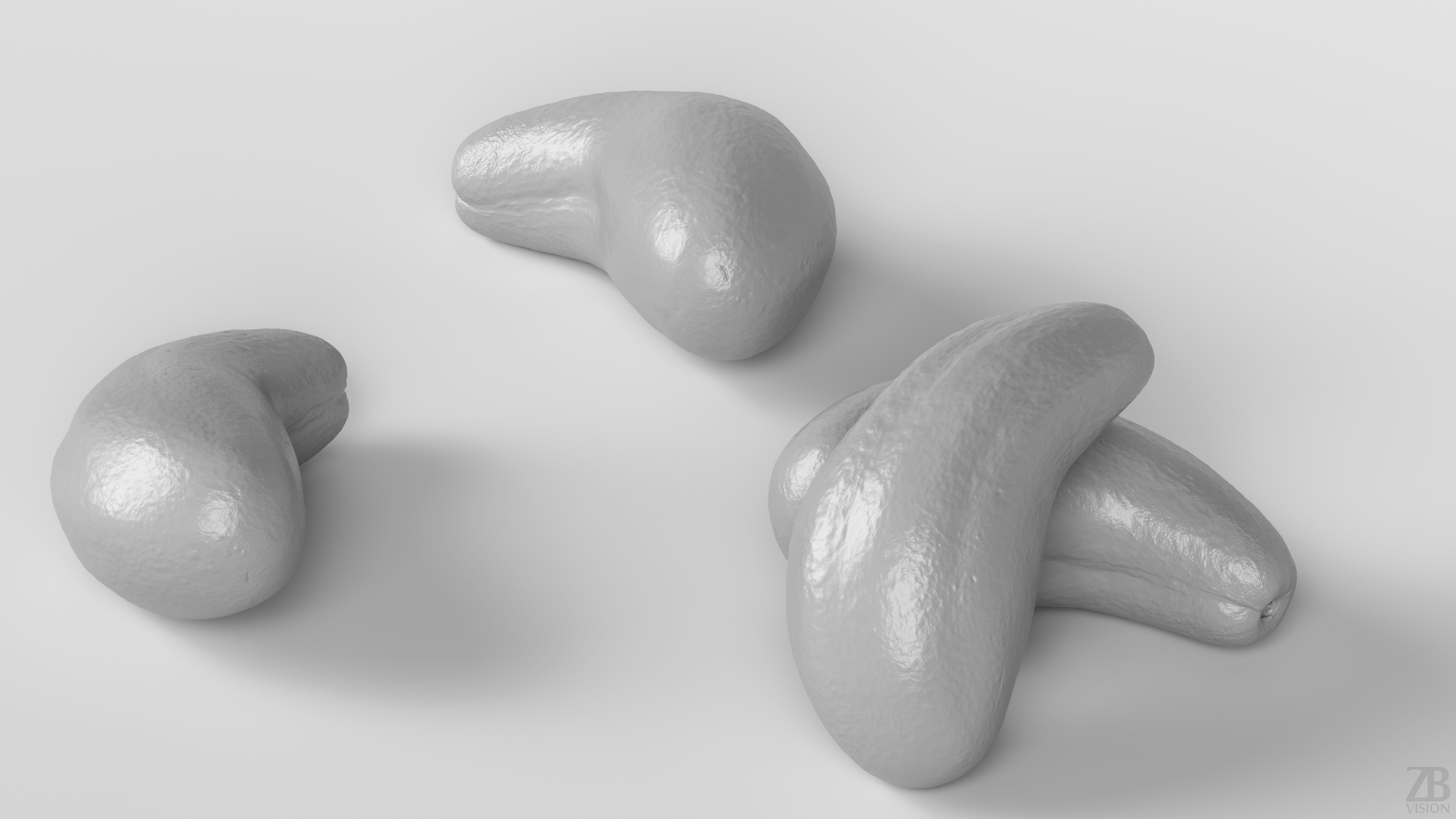 Avocado 3D model_3