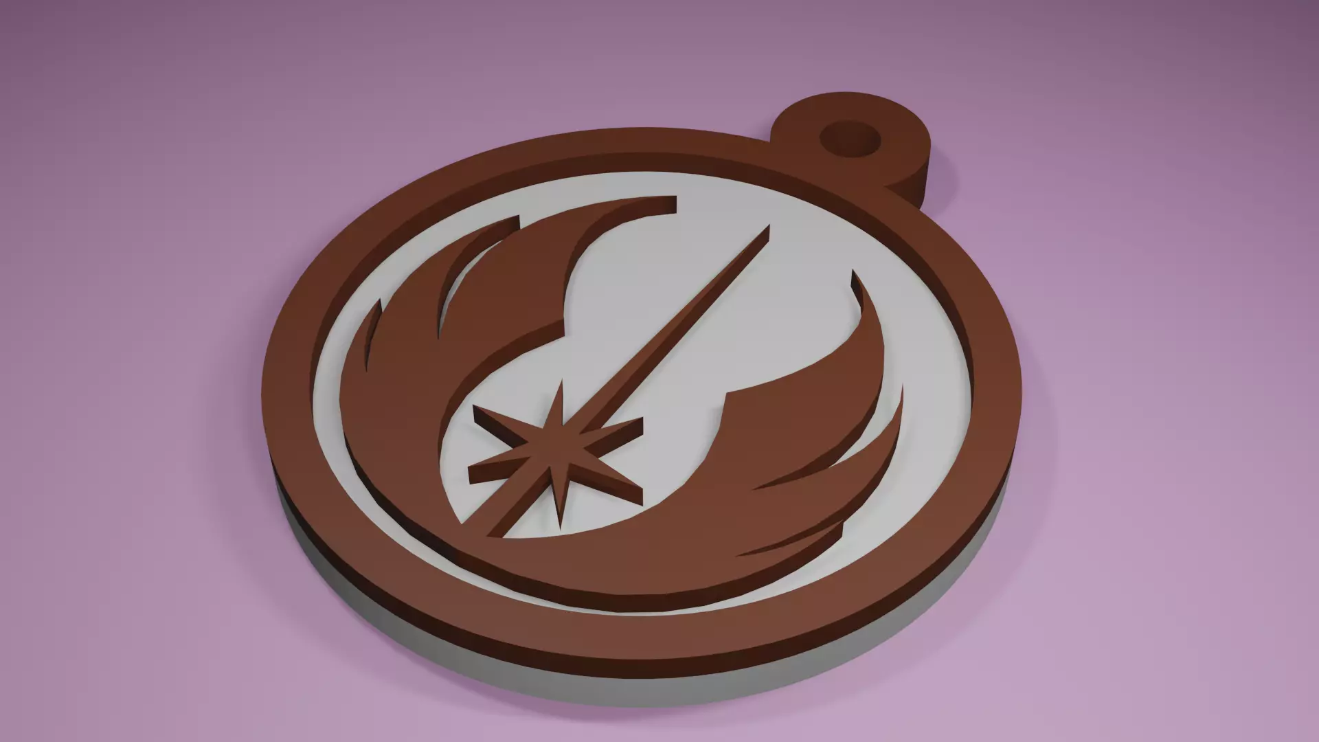 Star Wars Jedi Order keychain 3D print model_0