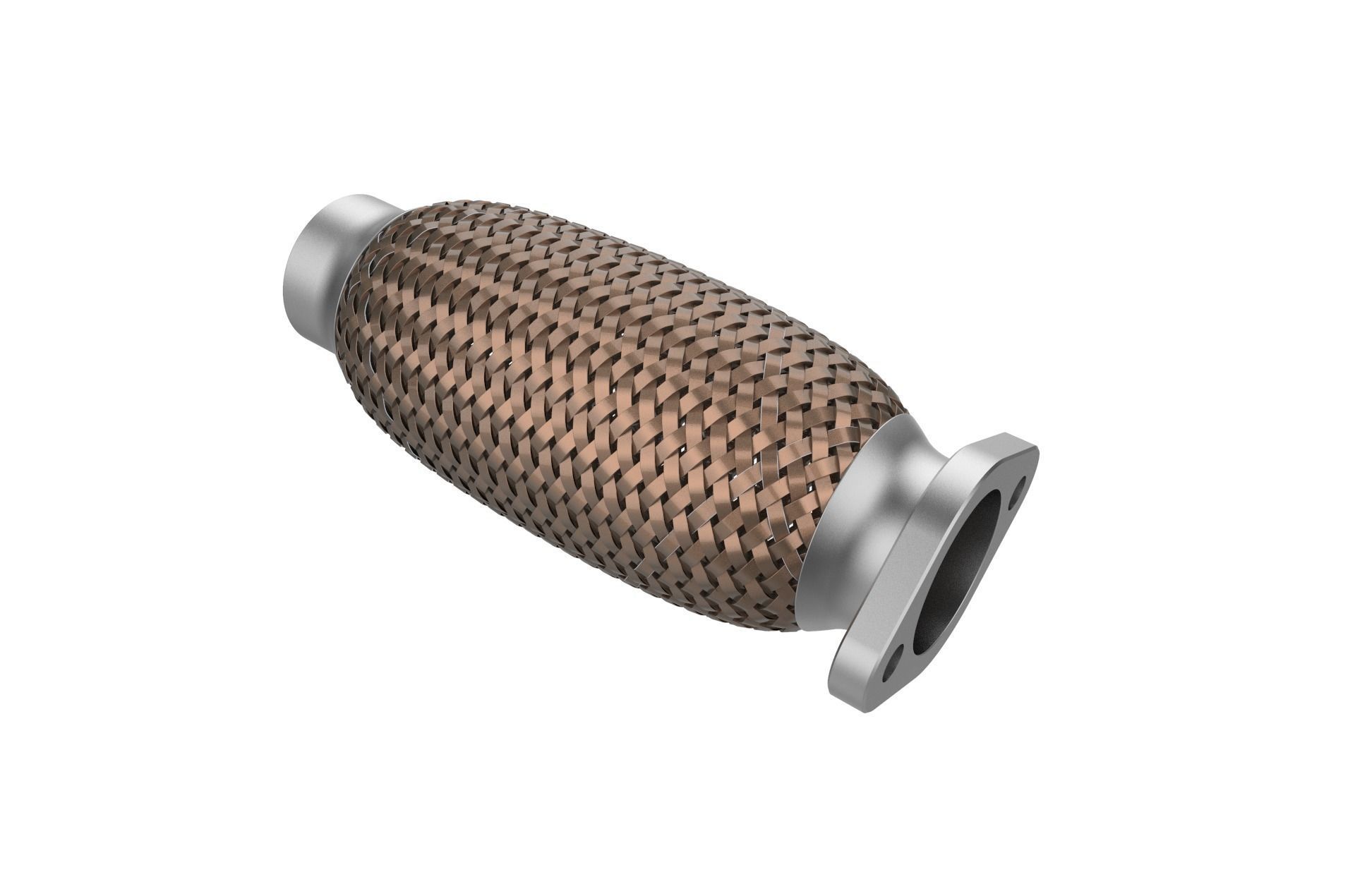 Car exhaust catalytic converter  catalyst 3D print model_3