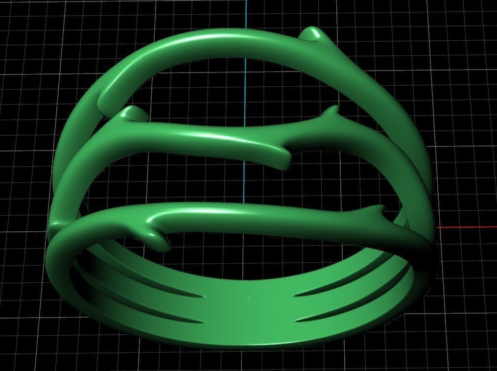 Ring iz72 3D print model_10