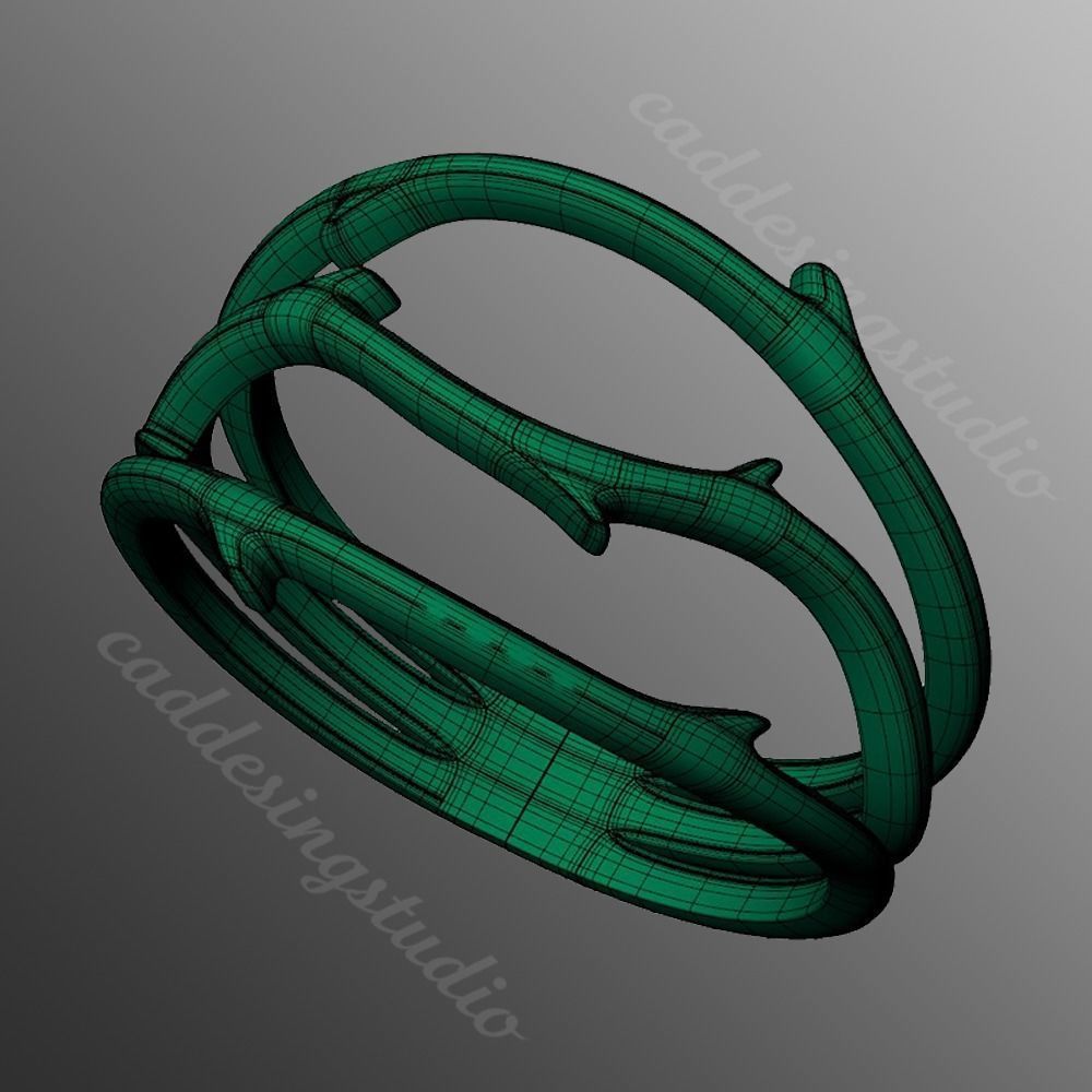 Ring iz72 3D print model_2