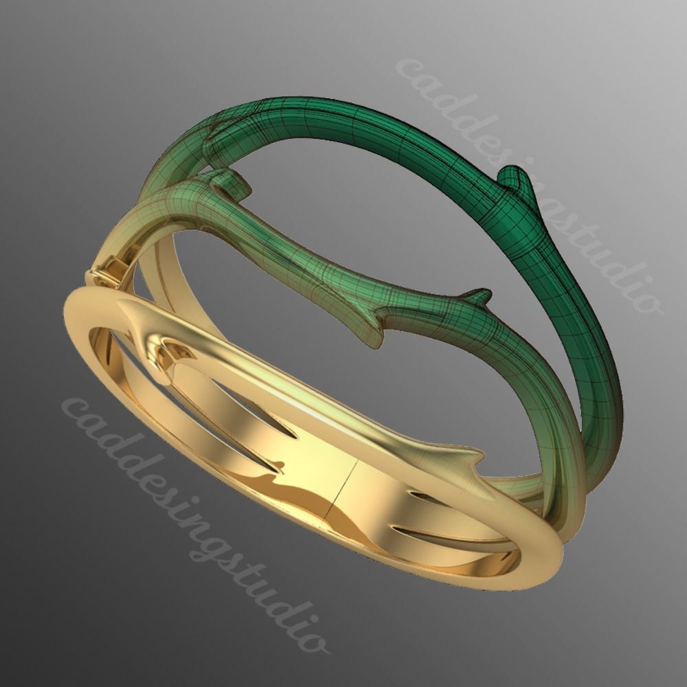 Ring iz72 3D print model_1