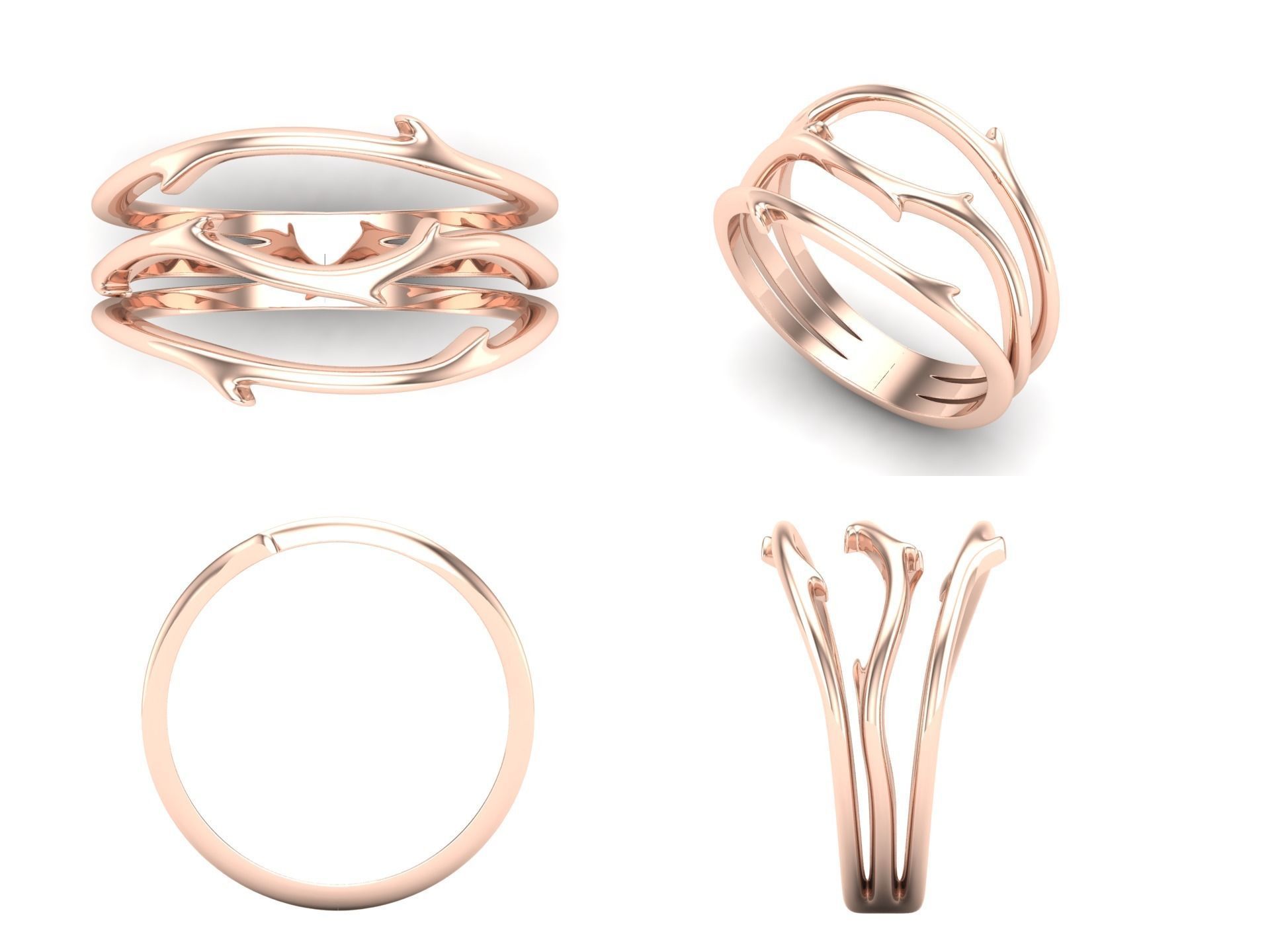 Ring iz72 3D print model_3