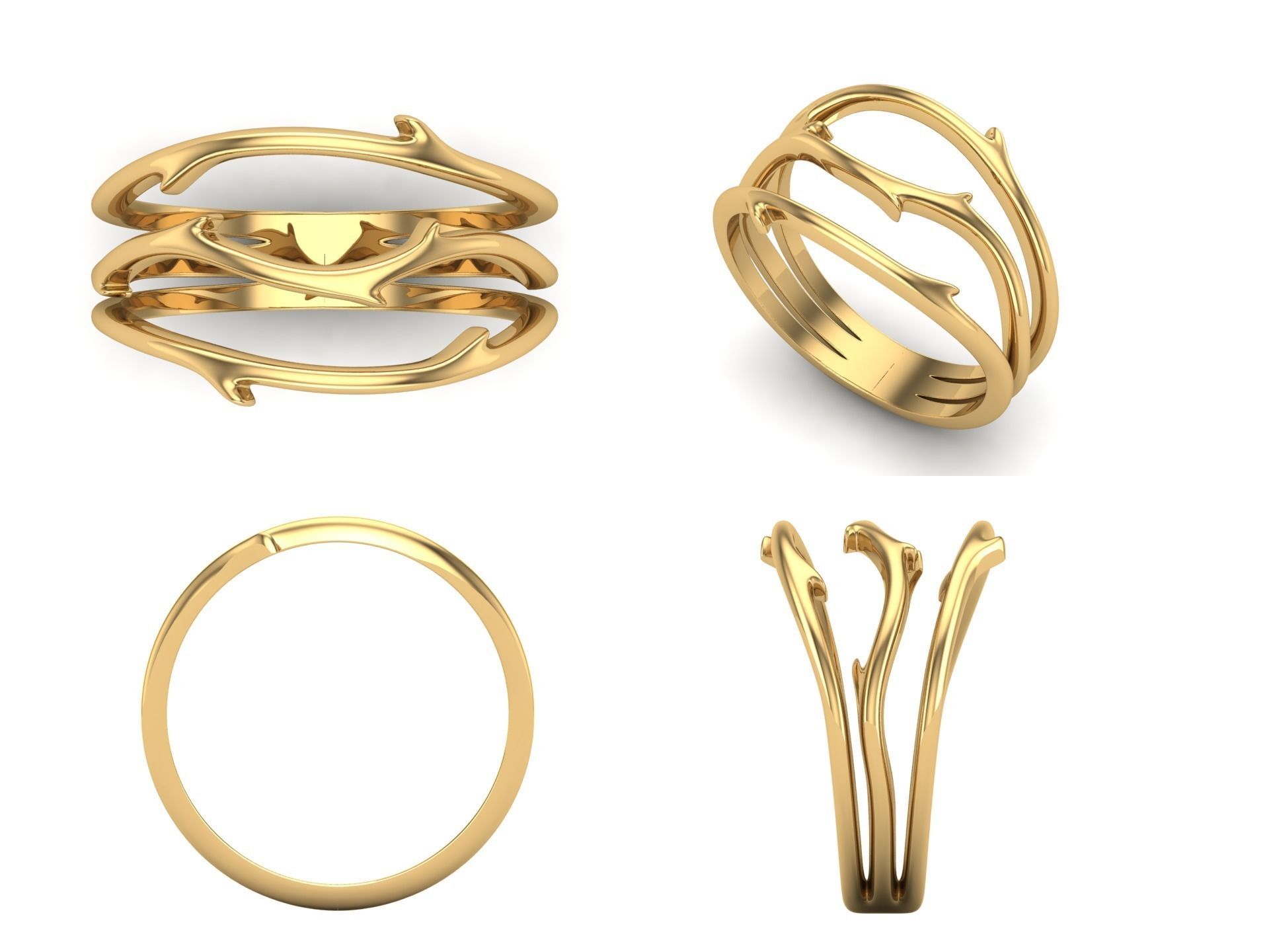 Ring iz72 3D print model_4