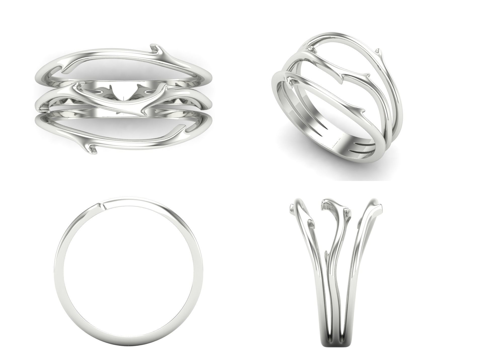 Ring iz72 3D print model_5