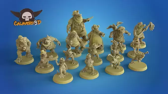 Redneck Lizards BB Pre-supported 3D print model