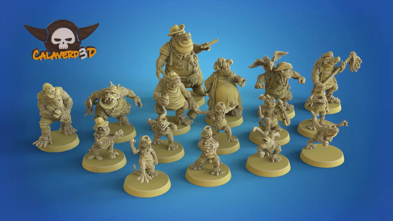 Redneck Lizards BB Pre-supported 3D print model_0