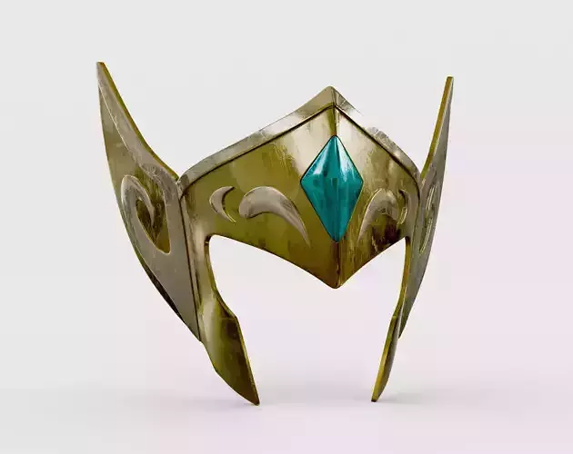 Casco armadura de Acuario 3D print model
