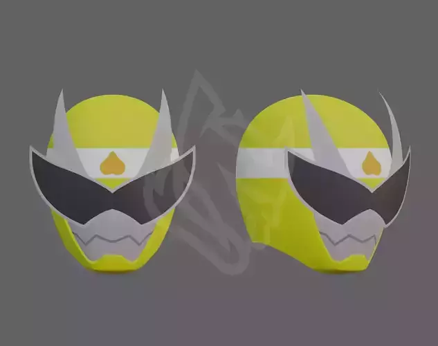 Avataro Sentai Donbrothers Oni Sister Helmet 3D Model Template 3D print model