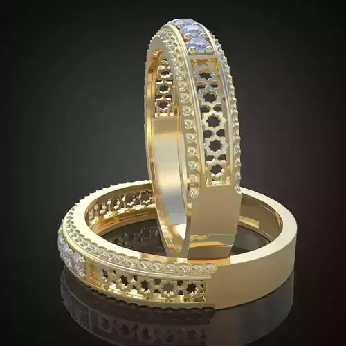 Ring 3D model 0149 printable model11