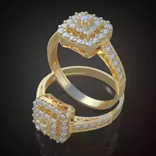 Ring 3D model 0152 printable model9