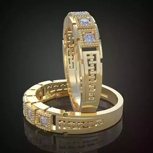 Ring 3D model 0153 printable model17