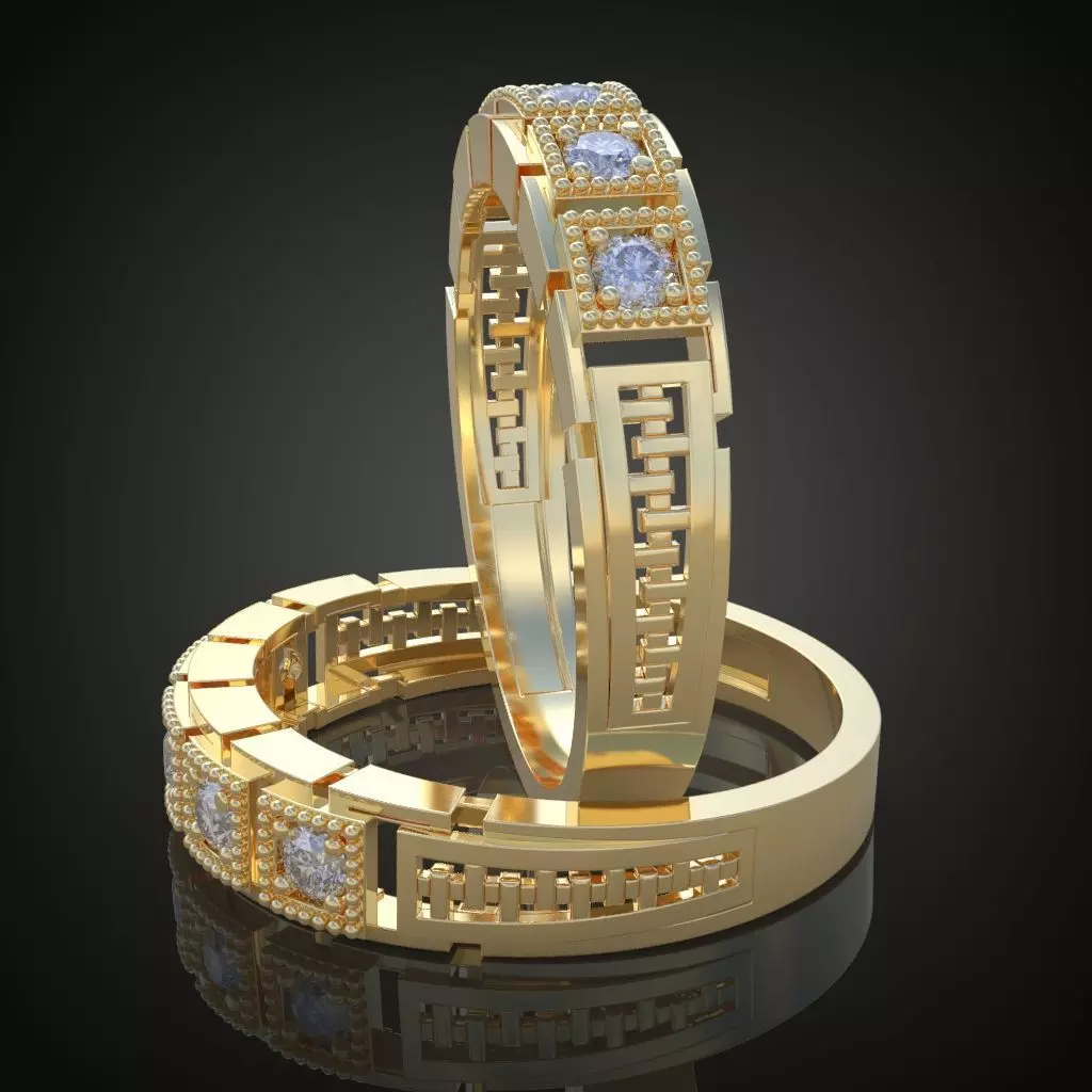 Ring 3D model 0153 printable model17 3D print model