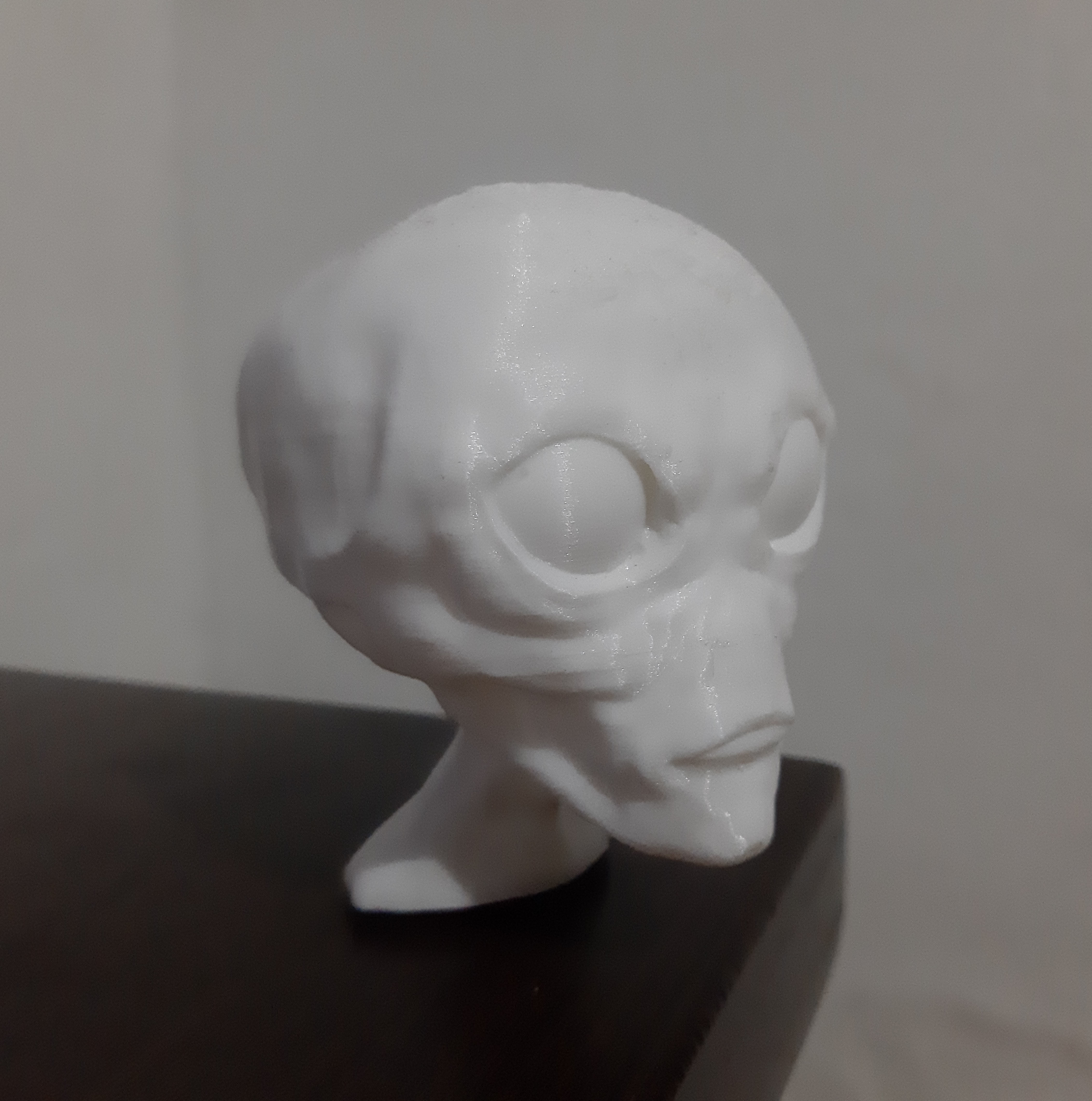 Extraterrestre alien head 3D print model_5