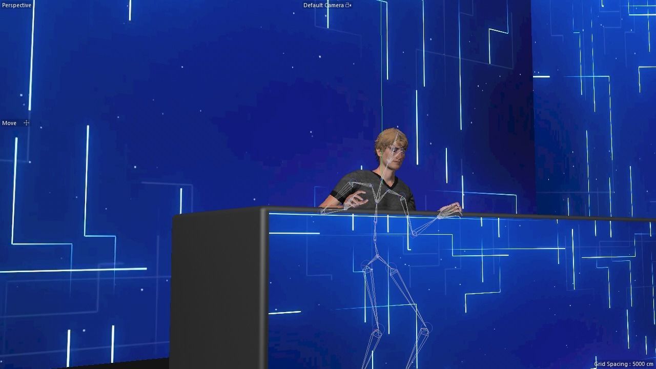 concert stage Low-poly 3D model_11