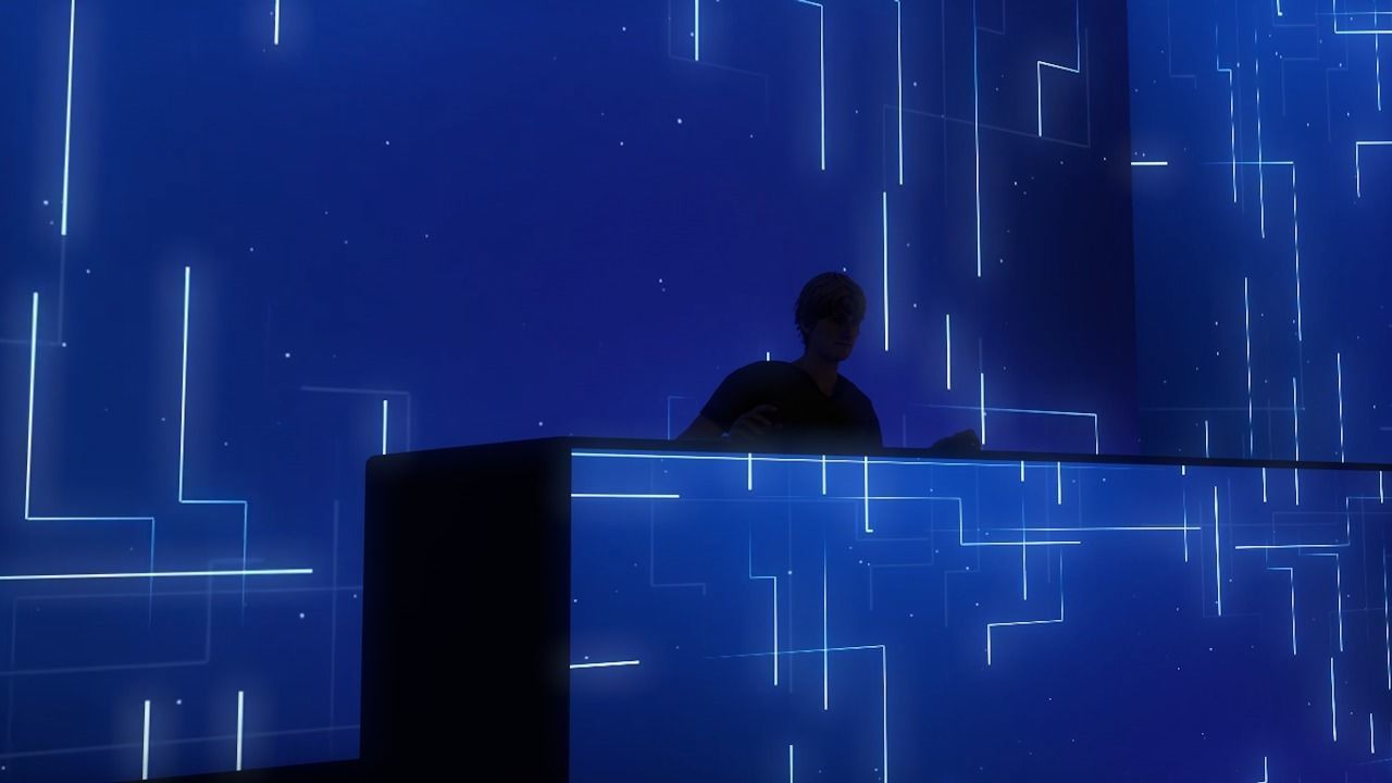 concert stage Low-poly 3D model_2