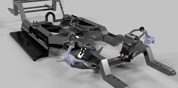 Air ride complete suspension pack 3D print model 4