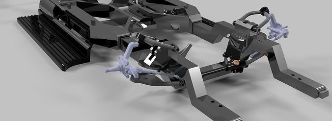 Air ride complete suspension pack 3D print model 3