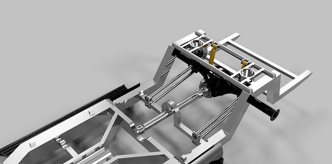 Air ride complete suspension pack 3D print model 2
