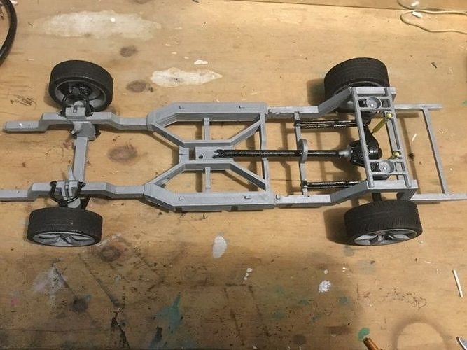 Air ride complete suspension pack 3D print model 6