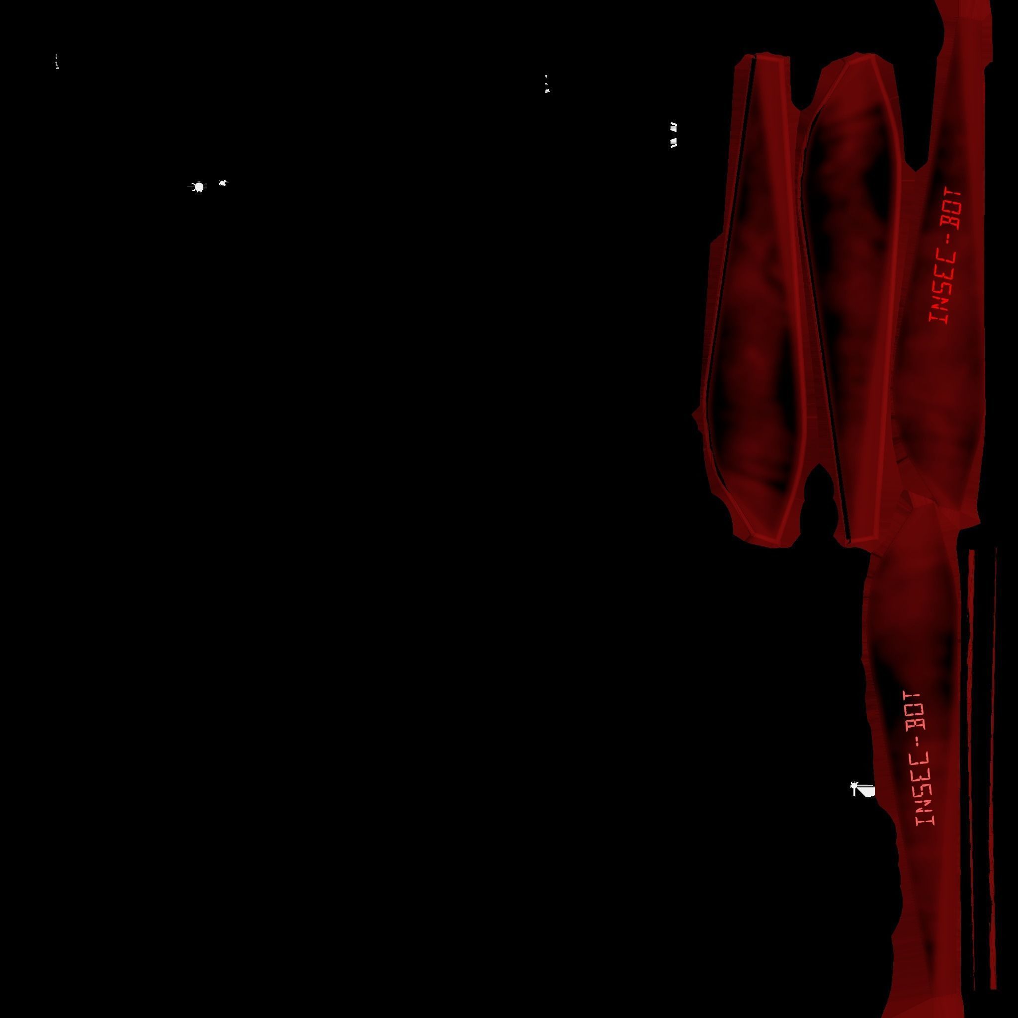 Insect Robot F09 Golden - SciFi Character Design Low-poly 3D model_21