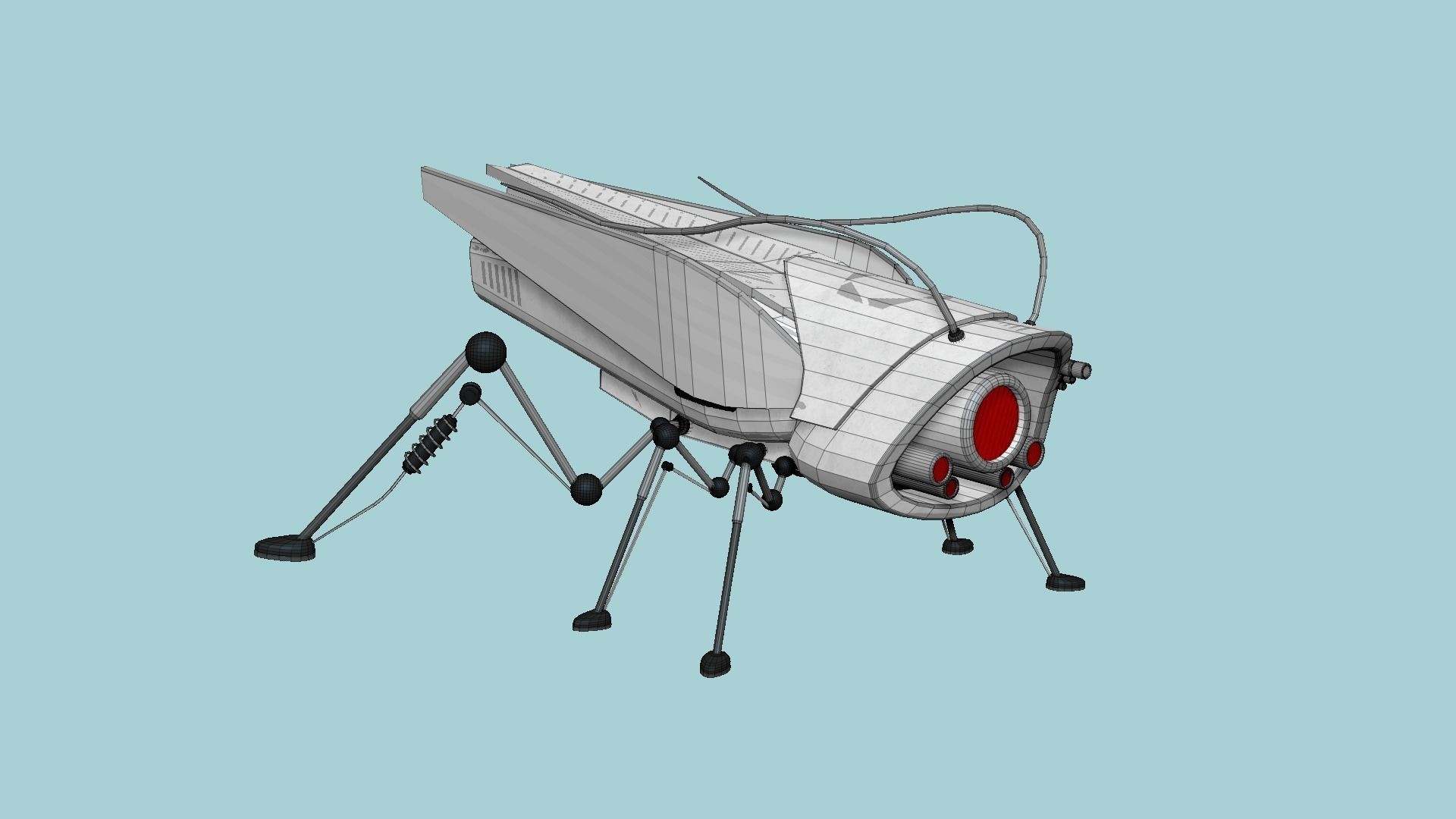 10 Insect Robot F Collection - SciFi Character Design _70