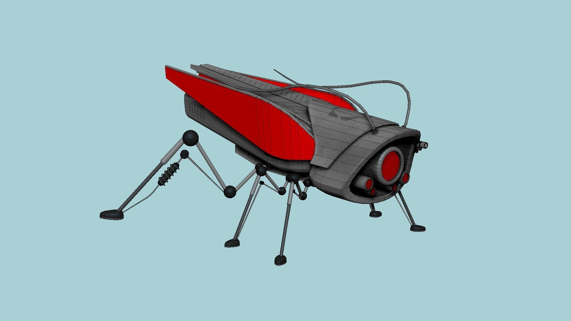 10 Insect Robot F Collection - SciFi Character Design _69