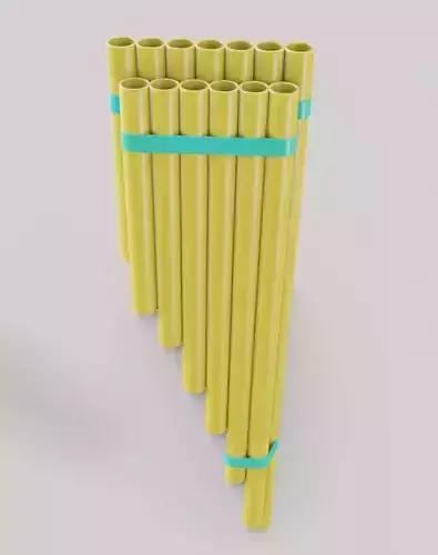 Zampona bamboo xylophone 3D print model
