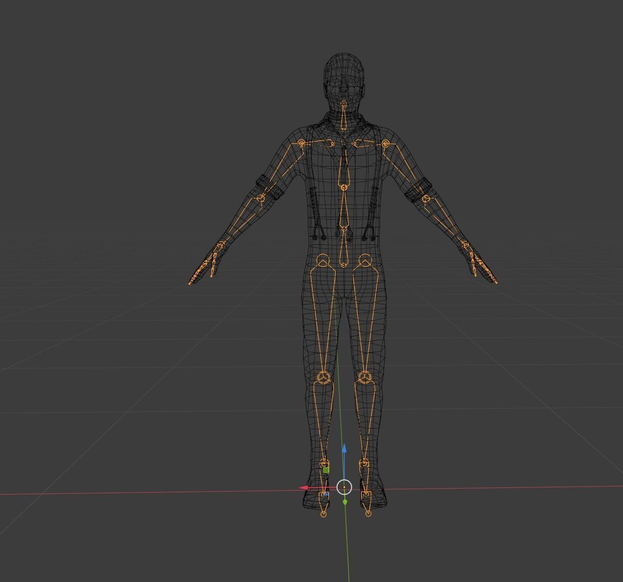 Low Poly Victorian Men Low-poly 3D model_3