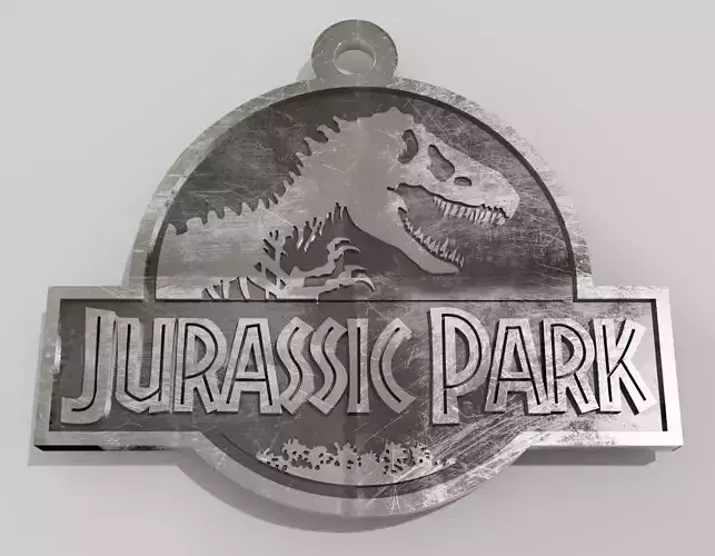 llavero Jurassic park 3D print model