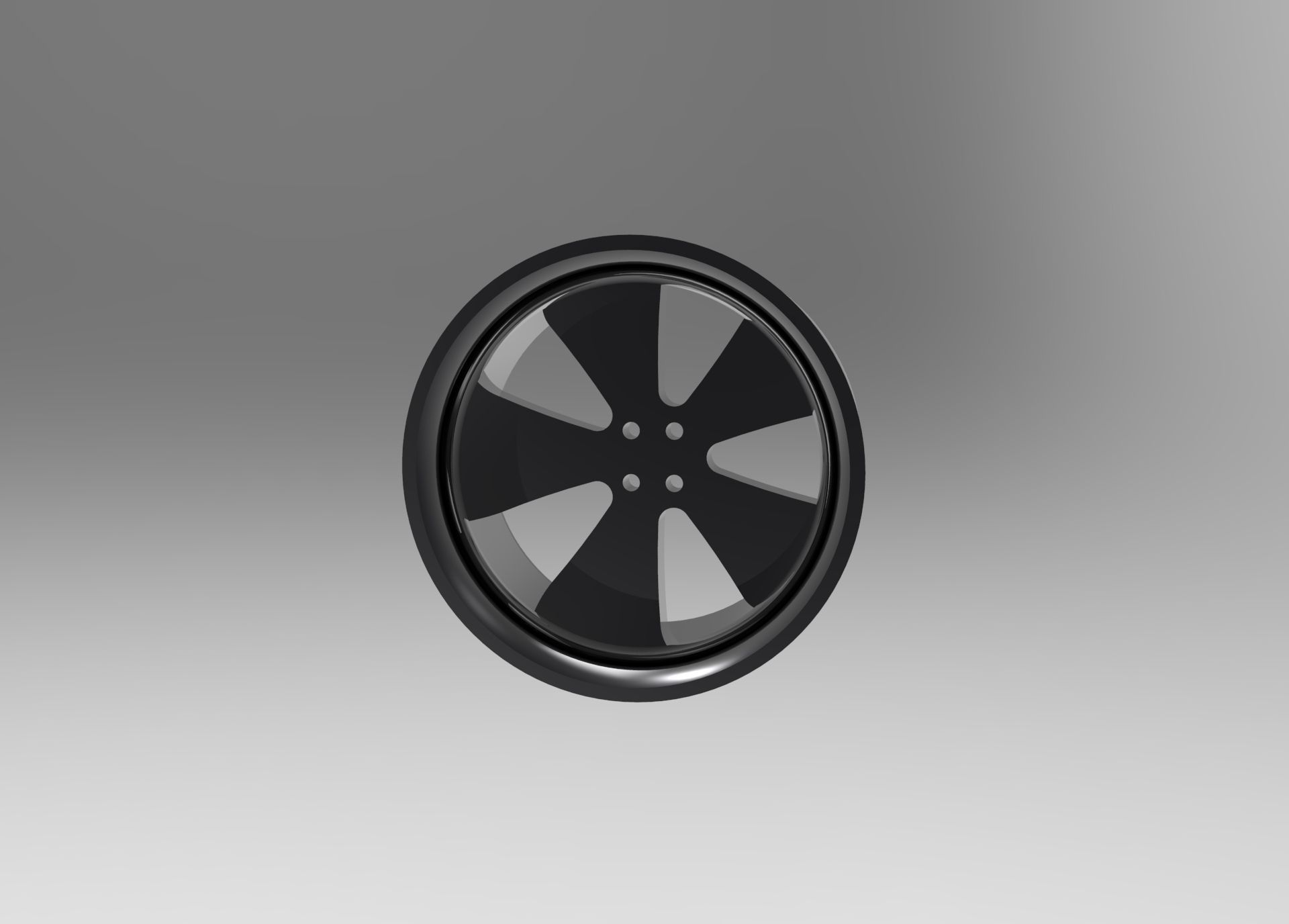 Rims Renault Clio Low-poly 3D model_3