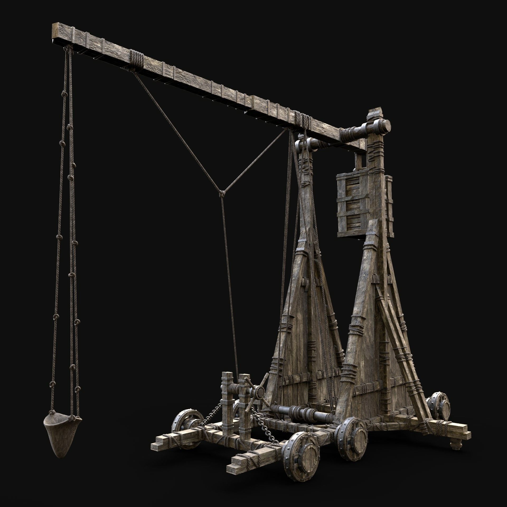 TREBUCHET CATAPULT WAR MACHINE SIEGE ENGINE PACK COLLECTION _25