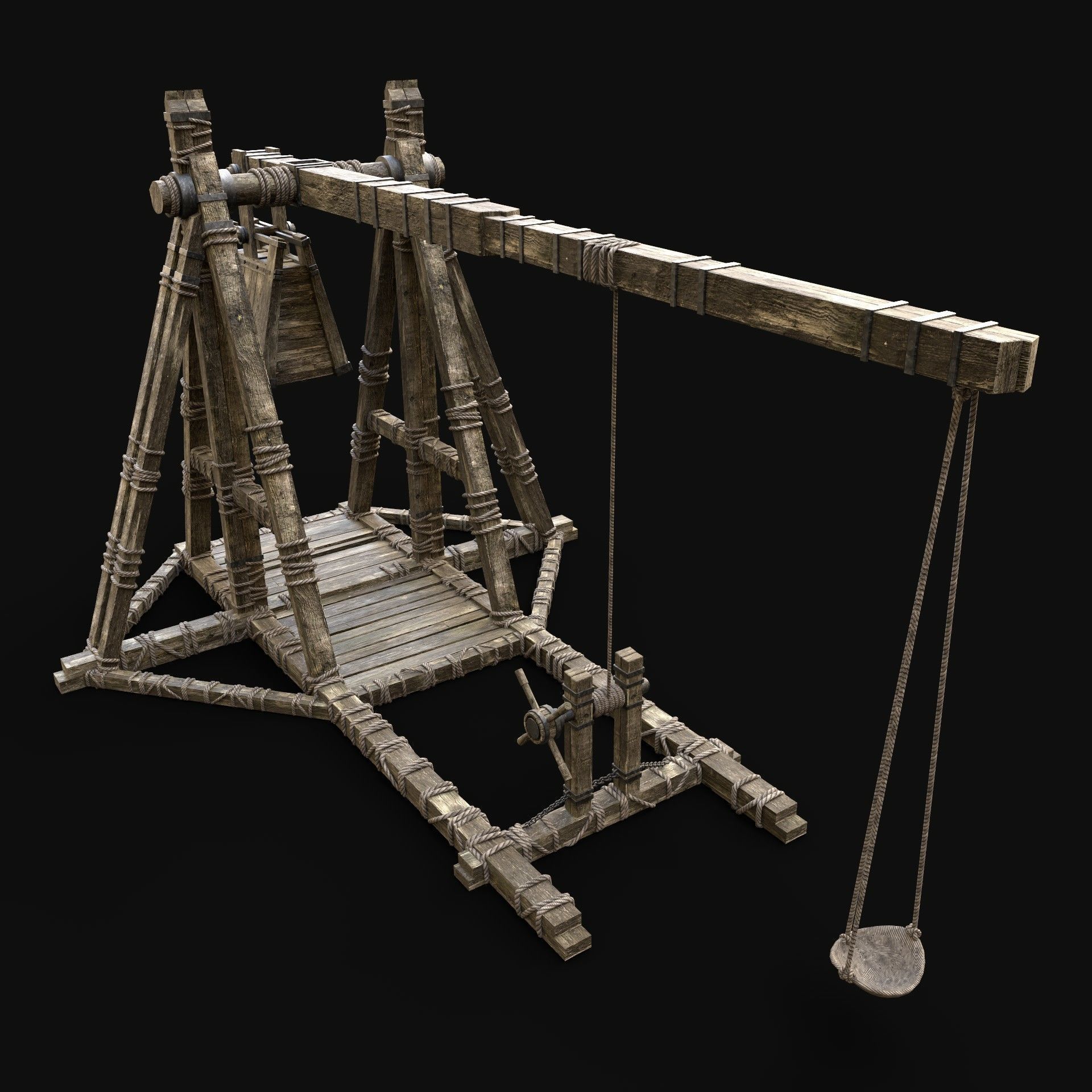 TREBUCHET CATAPULT WAR MACHINE SIEGE ENGINE PACK COLLECTION _11