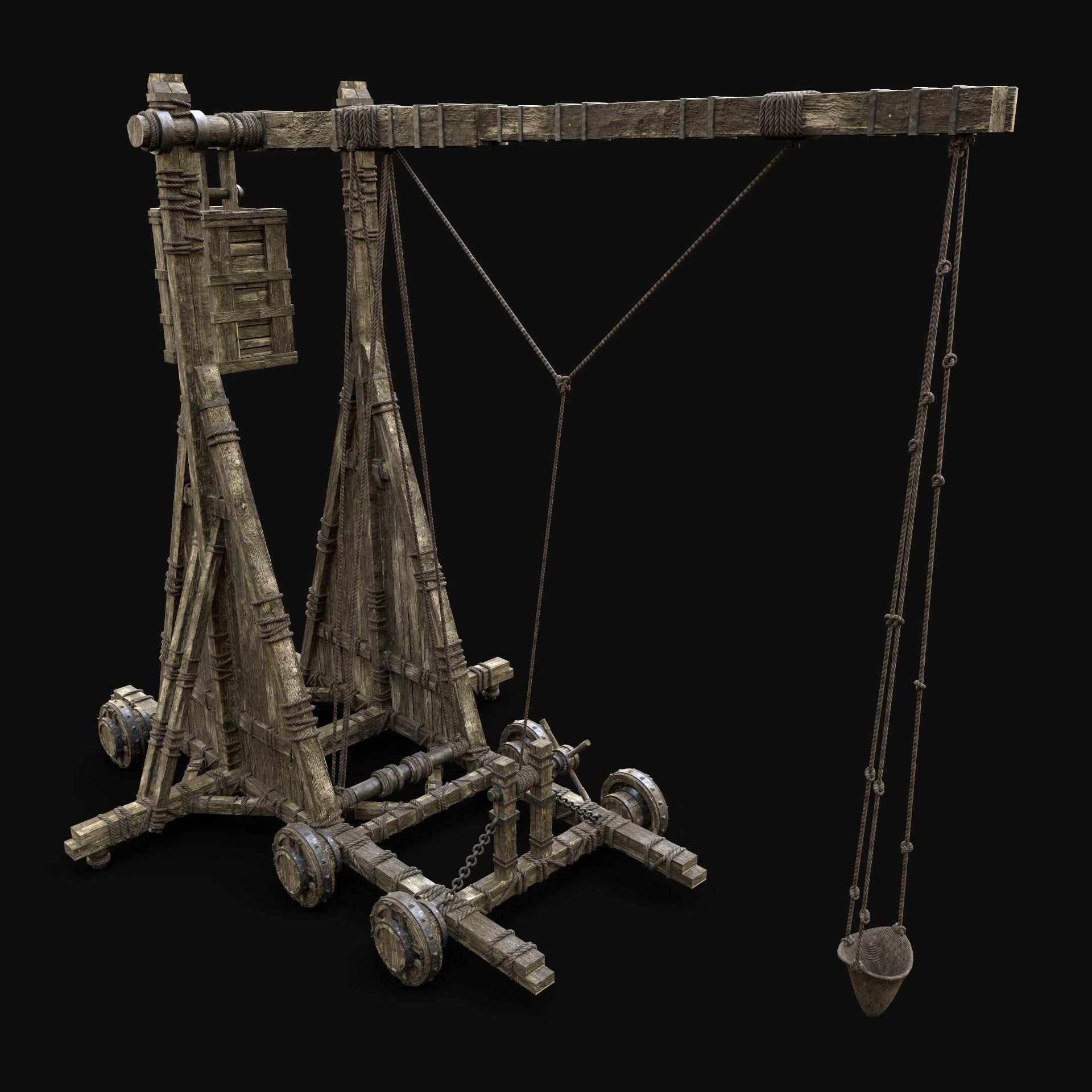 TREBUCHET CATAPULT WAR MACHINE SIEGE ENGINE PACK COLLECTION _24