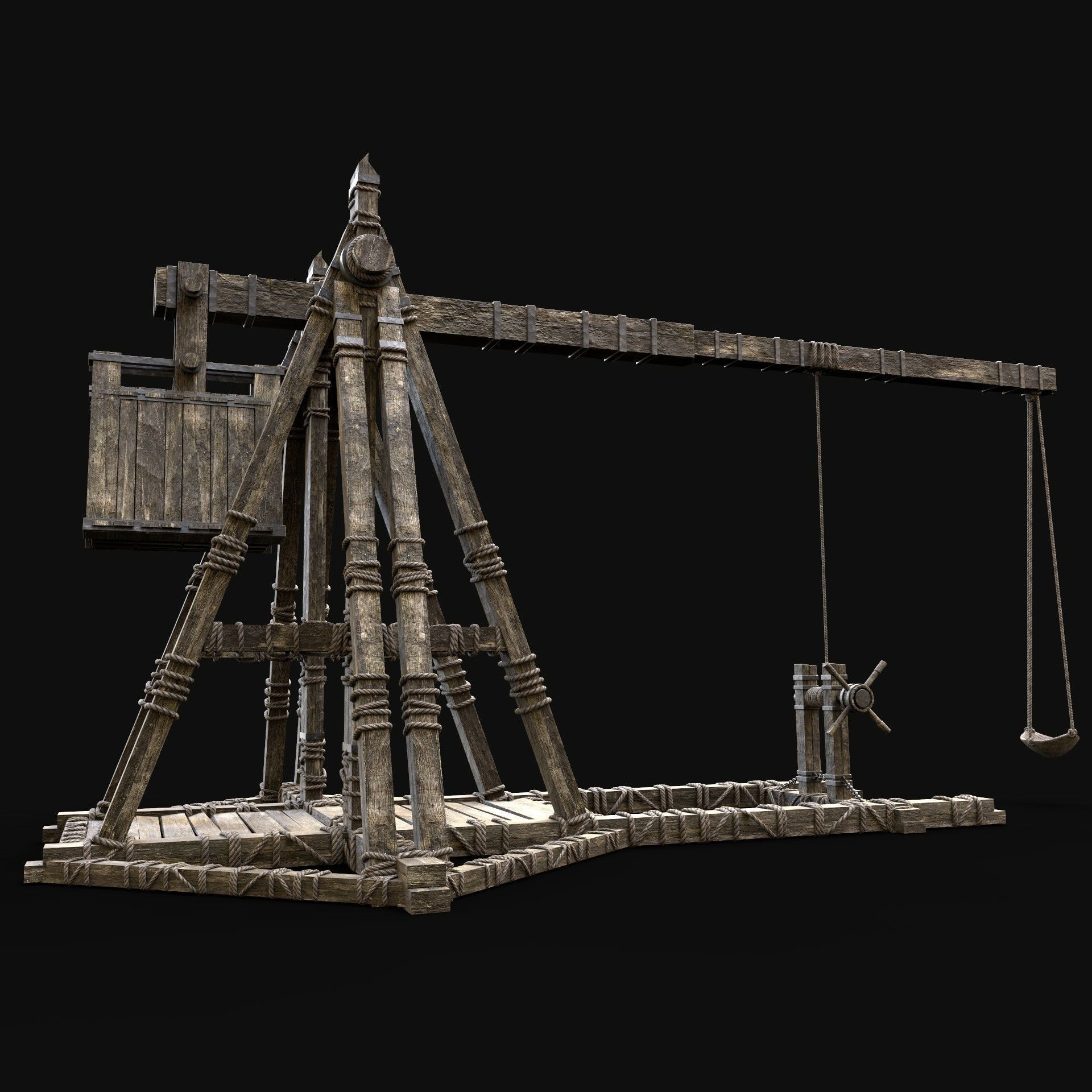 TREBUCHET CATAPULT WAR MACHINE SIEGE ENGINE PACK COLLECTION _10