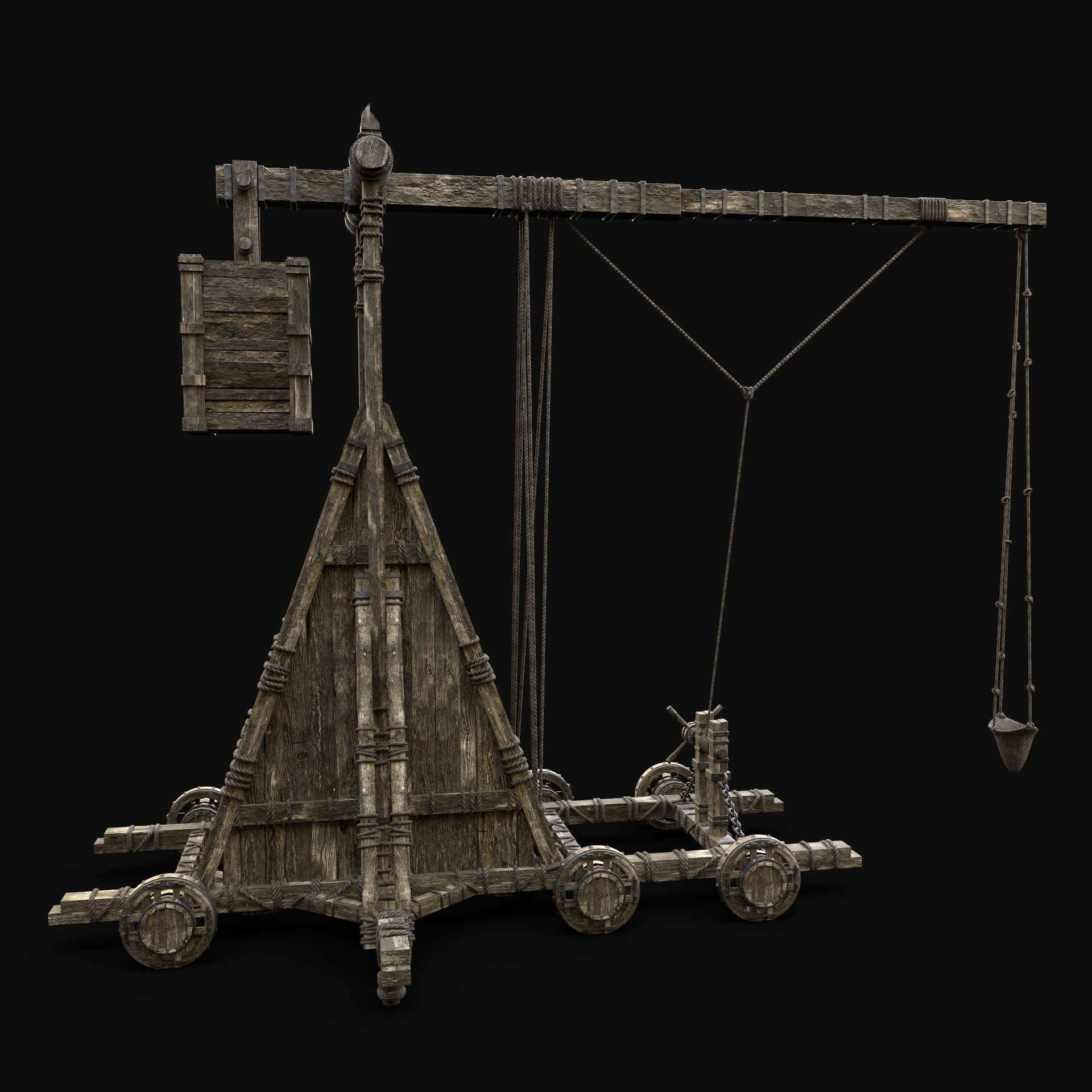 TREBUCHET CATAPULT WAR MACHINE SIEGE ENGINE PACK COLLECTION _23