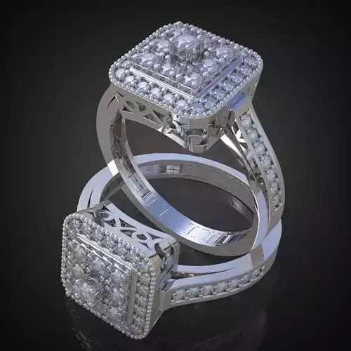 Ring 3D model 0159 printable model20 3D print model