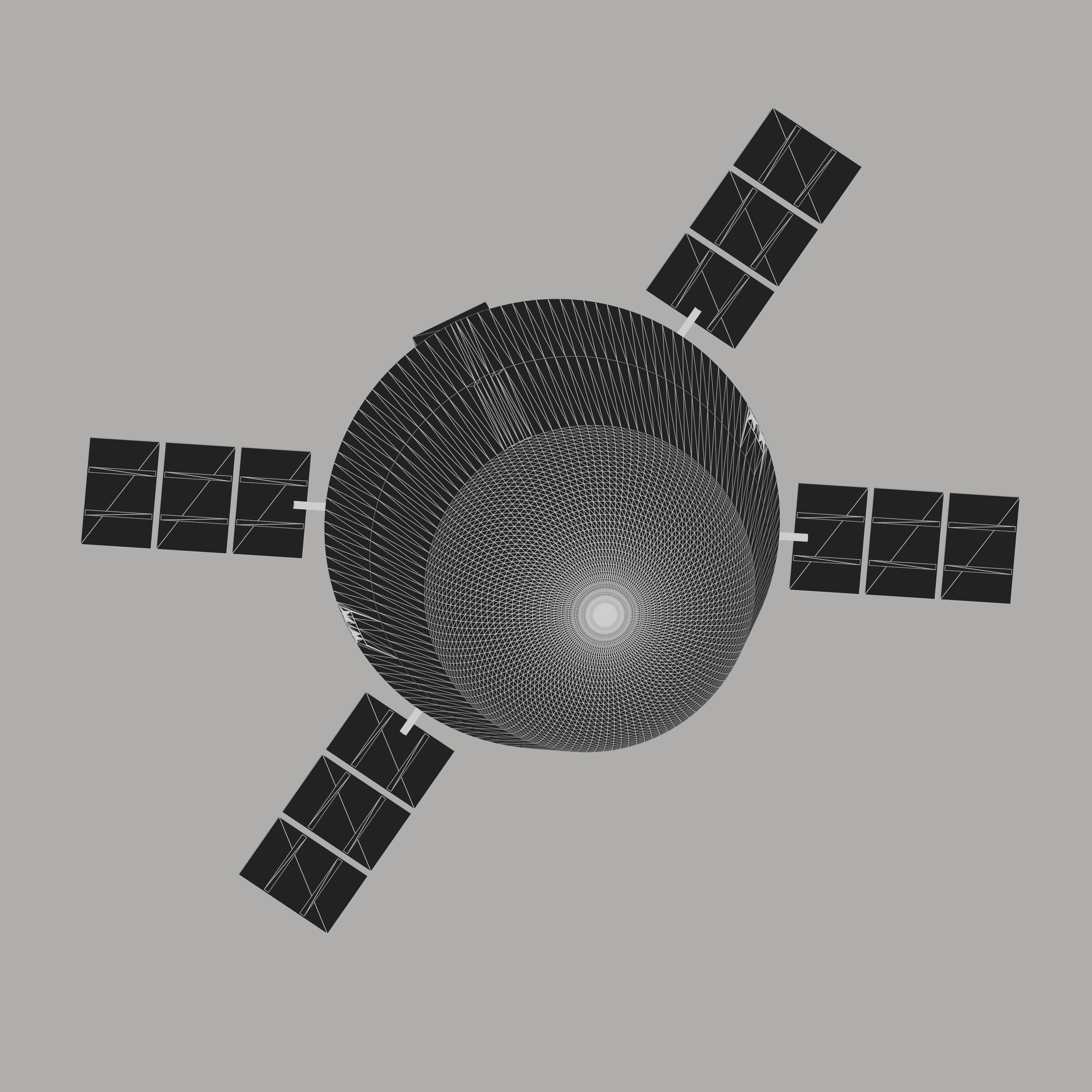 tSpace CXV spacecraft 3D model_8