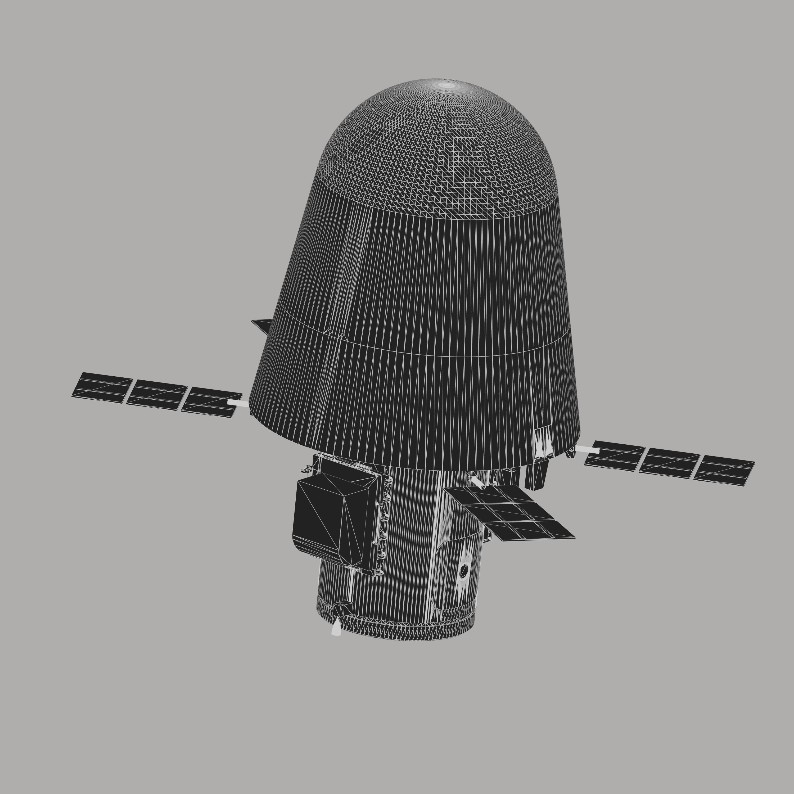 tSpace CXV spacecraft 3D model_7