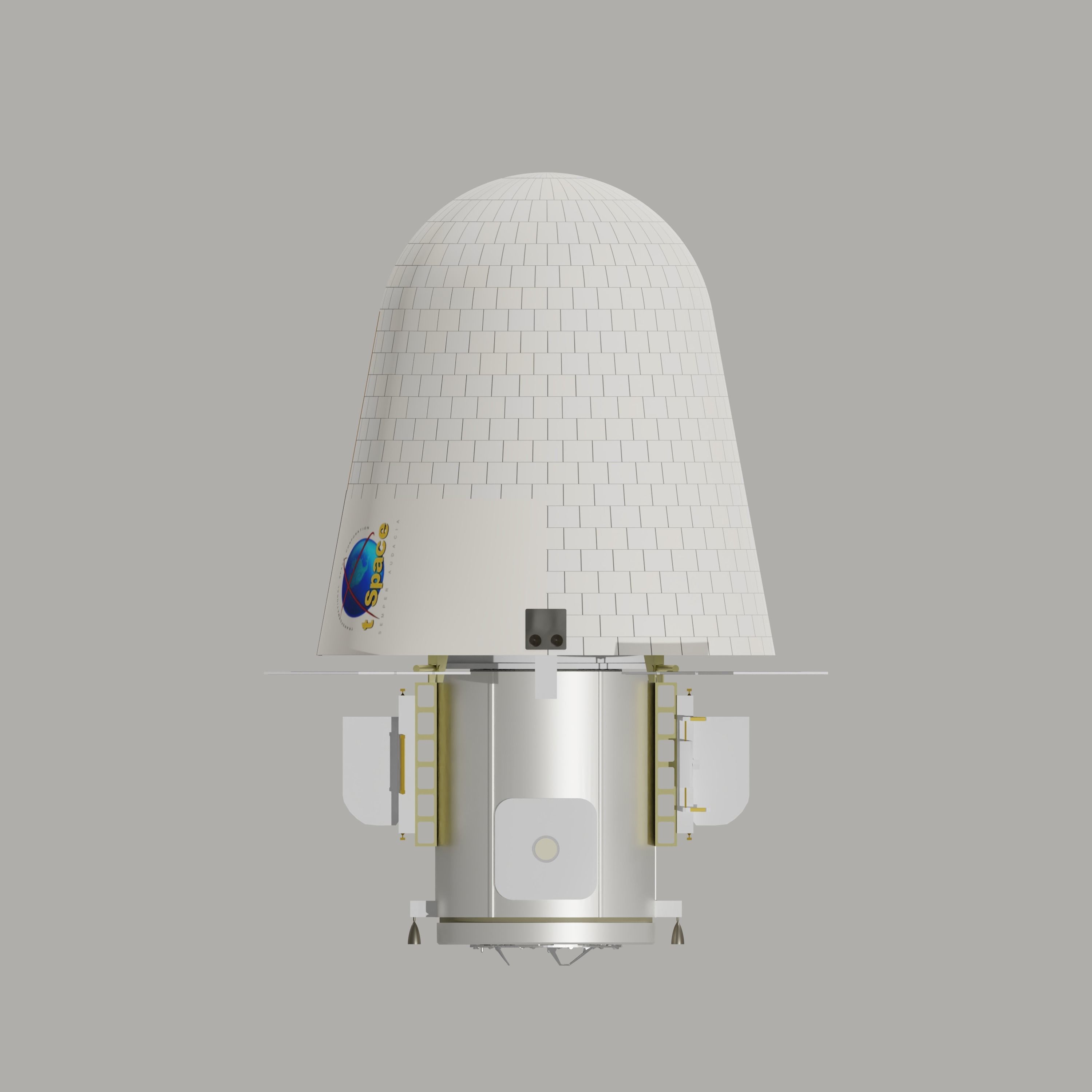 tSpace CXV spacecraft 3D model_2
