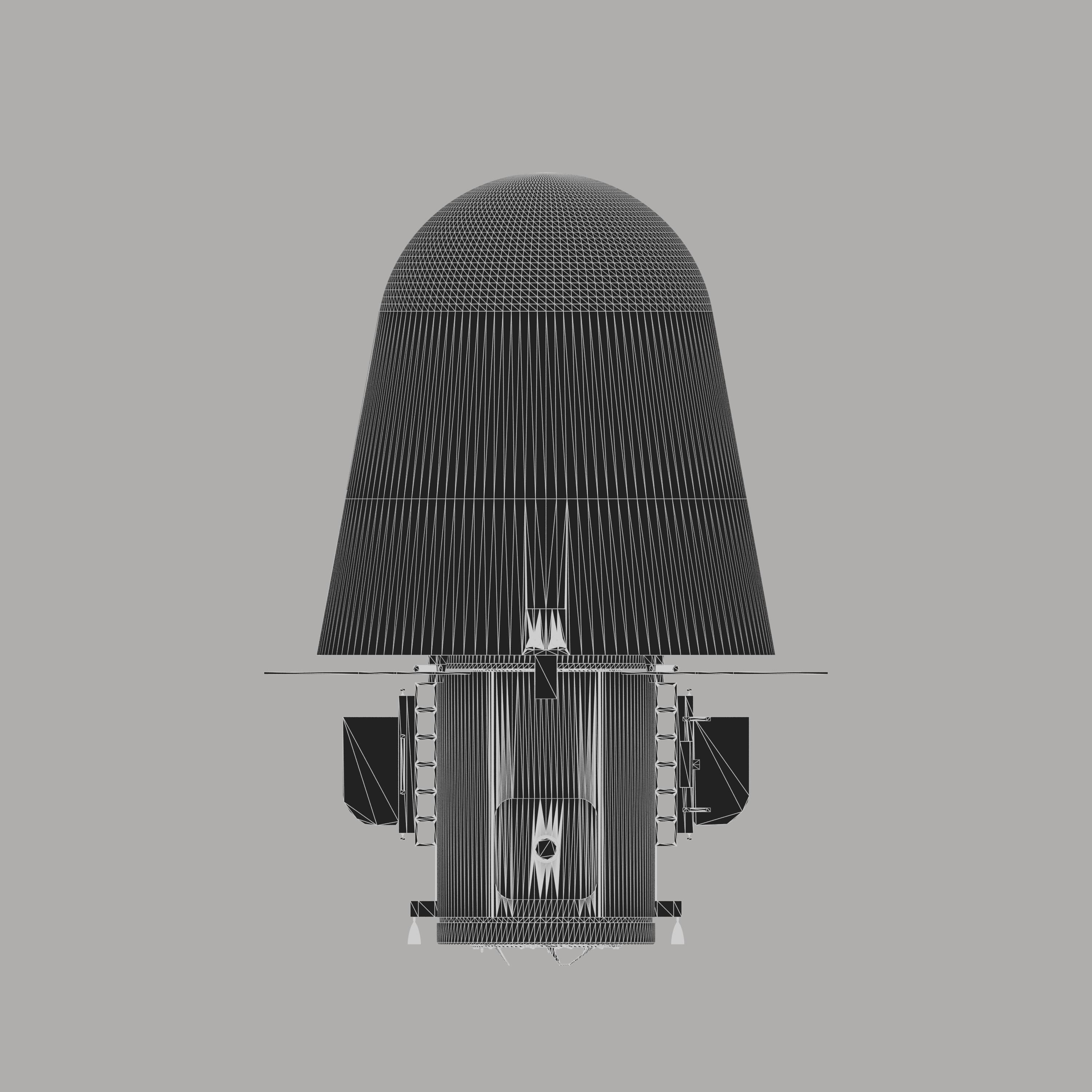 tSpace CXV spacecraft 3D model_9