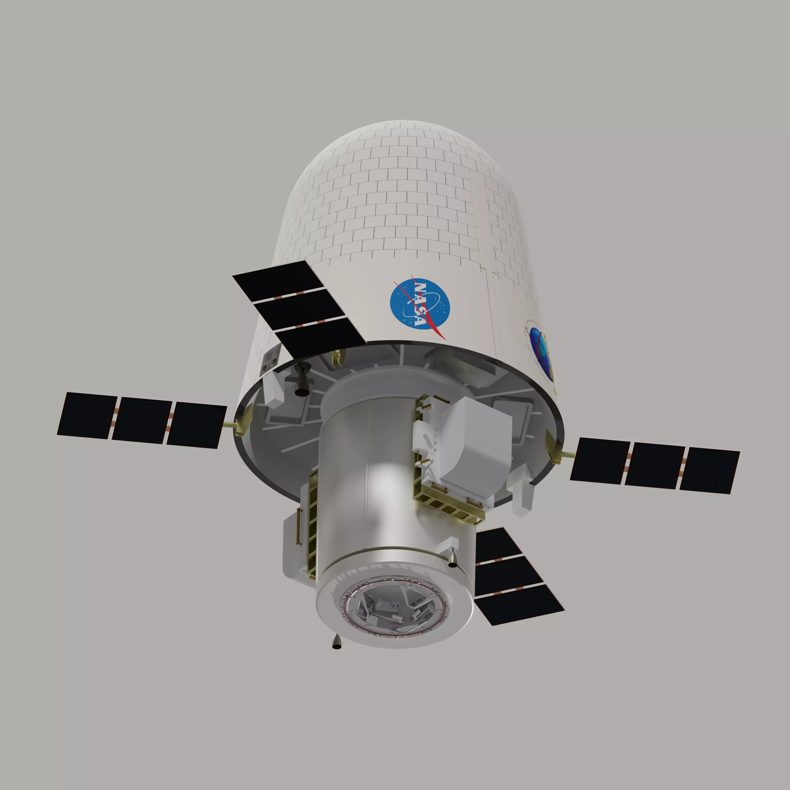 tSpace CXV spacecraft 3D model_0