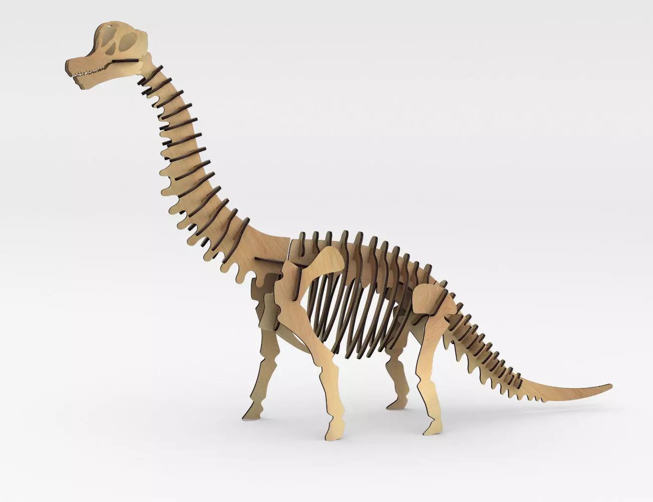 Brachiosaurio - rompecabezas 3D 3D print model