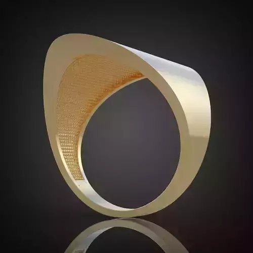 Wedding Diamond Ring 3D 0160 printable model