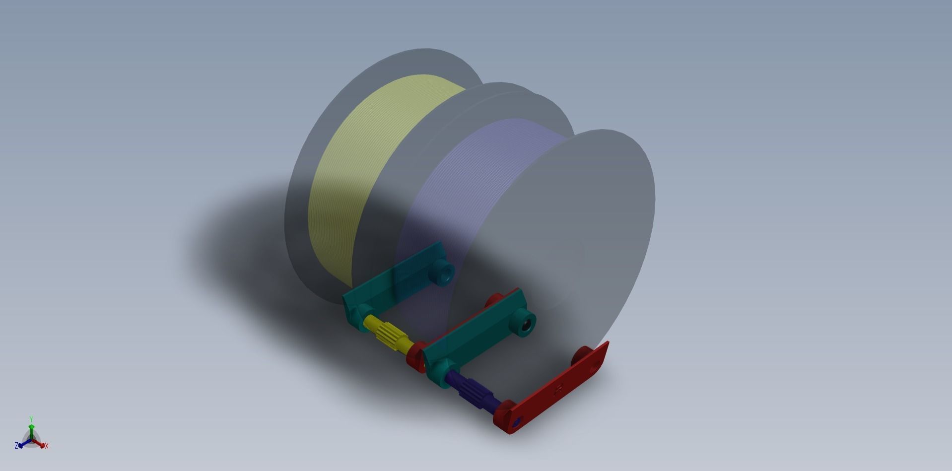 Adjustable-Connectable Spool Stand 3D print model_8