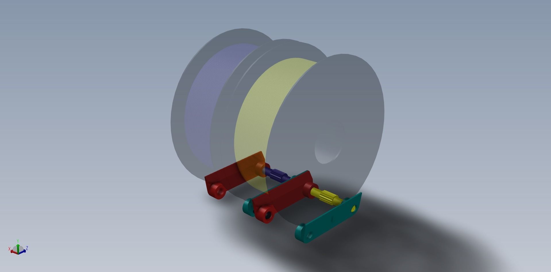 Adjustable-Connectable Spool Stand 3D print model_9