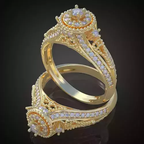 Ring 3D model 0163 printable model11ol 3D print model